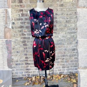 Rory Beca Black & Red Silk Dress size 4